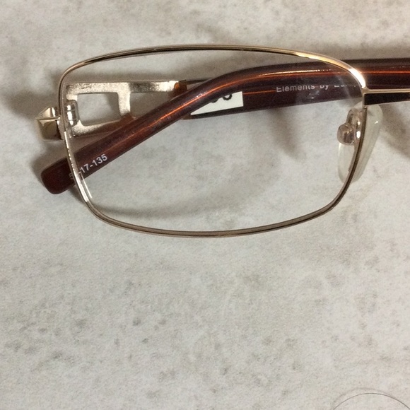 NWT Elements gold metal eyeglasses new old stock - Picture 13 of 16